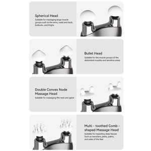 Novo Lançamento 2026 Acessório para Pistola de Massagem Elétrica Portátil <span class=keywords><strong>Mini</strong></span> Massageador - Product Image 6