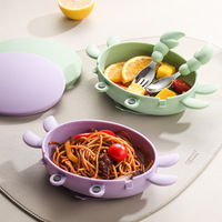 Bol pour bébé, assiette pour enfants, bol d'alimentation, cuillère pour tout-petits, fourchette pour enfants, bol pour enfants, ensemble de vaisselle pour tout-petits