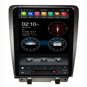בסיטונאות dvd נגן bluetooth רכב-KLYDE KD-12120 PX6 רכב אודיו 4 + 32G אנדרואיד 9.0 12.1 "רכב רדיו GPS ניווט עבור מוסטנג 2010 2011 2012 2013