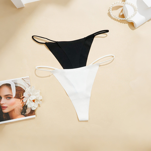Slip a perizoma invisibili da <span class=keywords><strong>donna</strong></span>, senza cuciture, a vita bassa, lisci, <span class=keywords><strong>micro</strong></span> G-string, invisibili sotto i leggings, per tutti i giorni, all'ingrosso - Product Image 3