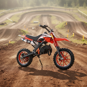 Prix direct usine Moto tout-terrain 49cc pour enfants de 3 à 12 ans Petite moto Pit Bike Démarrage manuel Vitesse maximale 40-60 km/h Livraison gratuite - Product Image 1