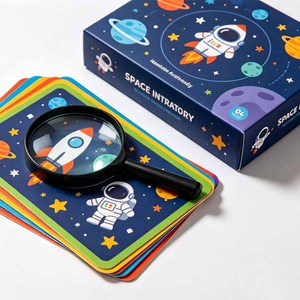 Jeu de société pour enfants imprimé en couleur, comprenant une boîte de rangement en papier résistant conforme à la norme EN71-3 - Product Image 1