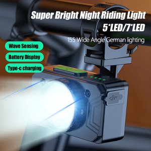 Phares de vélo Highlight <span class=keywords><strong>1000</strong></span> <span class=keywords><strong>Lumens</strong></span> 160 Grand Angle IP67 Projecteur étanche Type-C Charge Lar Capacité <span class=keywords><strong>VTT</strong></span> - Product Image 5