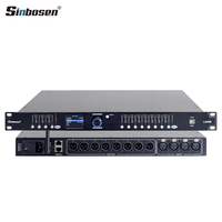 Procesador de Audio Digital Sinbosen LA448 con Gestión de Altavoces DSP y Filtros FIR de 4 Entradas y 8 Salidas
