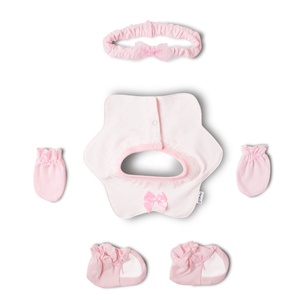 Tute a maniche lunghe pagliaccetto neonato abbigliamento Set Pink Petelulu Lovely 100% cotone organico Full Fashion Unisex Solid Autumn - Product Image 2