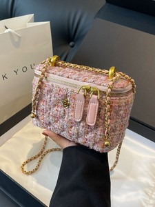 Bolso de Mano de Lana con Cadena para Mujer, Diseño de Nicho, Moderno y Elegante, Bolso de Hombro Cruzado de Lujo - Product Image 5