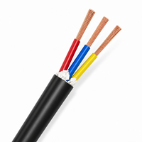 Câble de plafond RVV gainé PVC, conducteur de classe 5 pour projets de câblage intérieur CE RoHS CCC ISO