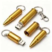 Clés USB en métal de 4 Go à 32 Go avec logo personnalisé, porte-clés, interface USB 3.0/2.0, nouvelle vente en gros