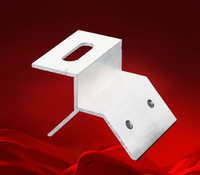 Support de fixation solaire photovoltaïque en acier coloré pour tuiles trapézoïdales, bloc de pression en alliage d'aluminium, accessoire de fixation anticorrosion