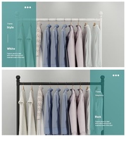 Porte-vêtements en cuir résistant à la chaleur, support de présentation pour vêtements, idéal pour les chambres