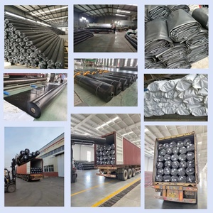 Geomembrana de Polietileno de Alta Densidad (HDPE) de 0.8mm, <span class=keywords><strong>Precio</strong></span> de Fábrica, Revestimiento Antifiltraciones para Estanques de Acuicultura, Vertederos, Canales y Estanques de Peces - Product Image 4