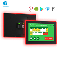 Nouvelle conception 2026 – Tablette Android AIO 10 pouces à écran tactile IPS, boîtier métallique encastrable, avec éclairage LED et PoE