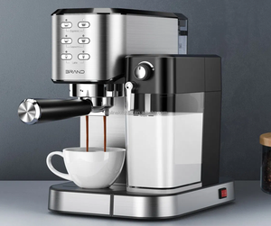 <span class=keywords><strong>Cafetera</strong></span> espresso <span class=keywords><strong>italiana</strong></span> 5 en 1 con tanque de leche <span class=keywords><strong>Cafetera</strong></span> de <span class=keywords><strong>acero</strong></span> <span class=keywords><strong>inoxidable</strong></span> de 19 bares Electrodoméstico de cocina para el hogar - Product Image 3