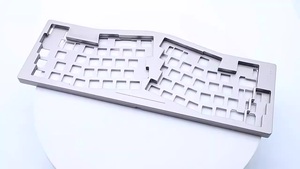 <strong>Custom</strong> CNC Machining Aluminum 6063 Mechanical Keyboard <strong>Case</strong> Parts <strong>Made</strong> From Durable Metal Including Stainless Steel - Product Image 3