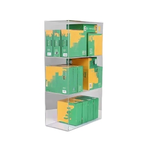 Đứng trong suốt Acrylic ba lớp cổ điển Bộ sưu tập hiển thị tủ truy cập hàng hóa trong suốt Acrylic hiển thị - Product Image 2