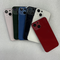 OEM kualitas tinggi bingkai penutup belakang tengah dengan baki kartu SIM untuk iPhone13 mini penutup bingkai kerangka belakang kaca belakang baterai