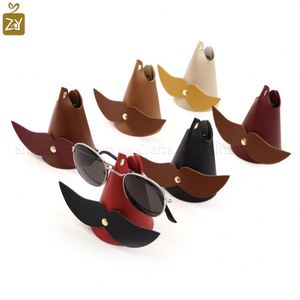 Exhibidores de Gafas de Cuero PU Estilo Barba, Soporte Multifuncional para Gafas, Regalos Empresariales - Product Image 3