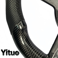 Volant personnalisé en fibre de carbone adapté aux Volkswagen Golf MK7, MK6, MK5 GTI GTD TDI Jetta Passat, Bora, Polo, Sagitar