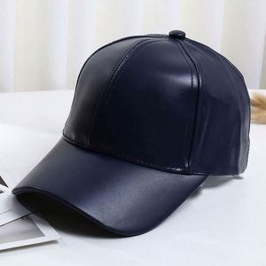 หมวกเบสบอลหนังปักลายคุณภาพสูง 6 แผง แบบกำหนดเอง ขายส่งจากโรงงาน - Product Image 5