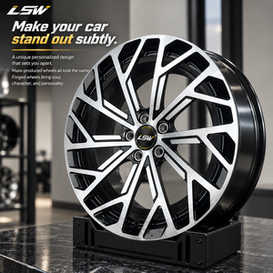 ล้อแม็กซ์ LSW Luxury Forged Alloy ขนาด 22 นิ้ว ลายเรขาคณิตแบบกลวง หน้าผิวขัดเงา ผลิตจากอะลูมิเนียม 6061-T6 สีสั่งทำพิเศษสำหรับรถยนต์ - Product Image 2