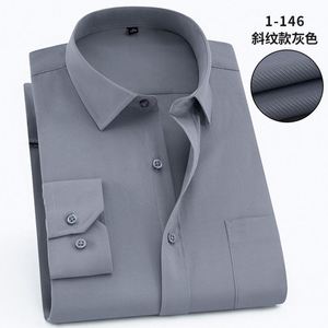 Camicia da lavoro da lavoro da <span class=keywords><strong>uomo</strong></span> camicia da <span class=keywords><strong>uomo</strong></span> a maniche lunghe giallo da lavoro abito sartoriale abiti formali con LOGO da <span class=keywords><strong>uomo</strong></span> ricamato - Product Image 6