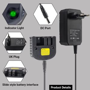 <span class=keywords><strong>Chargeur</strong></span> de remplacement 90556254-01 Compatible avec la <span class=keywords><strong>batterie</strong></span> <span class=keywords><strong>Black</strong></span> & <span class=keywords><strong>Decker</strong></span> 9.6V 12V 14.4V <span class=keywords><strong>18V</strong></span> Nicad Nimh HPB18-OPE HPB18 HPB14 HPB12 - Product Image 2