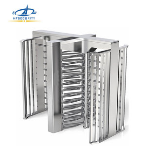 HFSecurity FH07 <strong>Dual</strong>-channel Square Turnstile Gate Door <strong>Access</strong> <strong>Control</strong> 304 Stainless Steel <strong>Full</strong> <strong>Height</strong> Turnstile Mechanism - Product Image 6