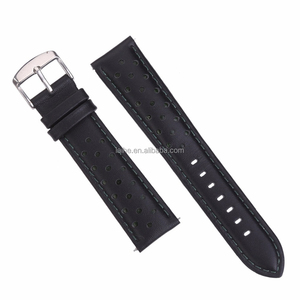 LAIHE <span class=keywords><strong>Bracelet</strong></span> de <span class=keywords><strong>montre</strong></span> en <span class=keywords><strong>cuir</strong></span> suédé de haute qualité <span class=keywords><strong>18mm</strong></span> 20mm 22mm Version trou avec un design spécial pour les montres pour femmes et hommes - Product Image 3