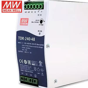 Meenwell TDR-240-24V/48V TDR-480-24V/48V TDR-960-24V/48V 10A20A40A 가이드 레일 유형 삼상 380VAC DC 스위칭 전원 공급 장치 - Product Image 2