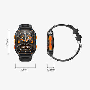 Montres intelligentes pour hommes et femmes KT79, écran HD de 1,96 pouces, moniteur de fréquence cardiaque, de pression artérielle et d'oxygène, étanche à 3 <span class=keywords><strong>ATM</strong></span>, nouvelle montre intelligente 2025 - Product Image 6