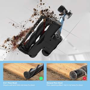 Aspirateur sans fil A15, choix de puissance moteur multiple, libération de la poussière en une touche, batterie détachable, couleur injectée - Product Image 2