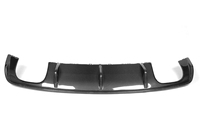Diffuseur de pare-chocs arrière noir en Fiber de carbone pour Audi A3 S3 4 portes uniquement 2014