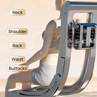 Fauteuil de massage électrique de luxe à corps entier chauffant zéro gravité Shiatsu avec chaleur corporelle étirement thaïlandais Shiatsu Fauteuil de massage 4D
