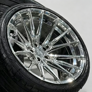 ล้อฟอร์จขอบลึกโครเมียมหรูหราขนาด 18 19 20 21 22 นิ้ว สำหรับ RS6 Mercedes Gtr 5x114.3 5x120 5x112 - Product Image 1