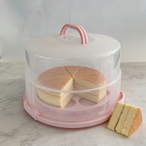 12 inç 2 Katlı Gıda Sınıfı PP Çevre Dostu Düğün Pastası <span class=keywords><strong>Stand</strong></span>ı Kapaklı Sunum Servis Tepsisi Cupcake Taşıyıcı Buzdolabıda Kullanılabilir - Product Image 5