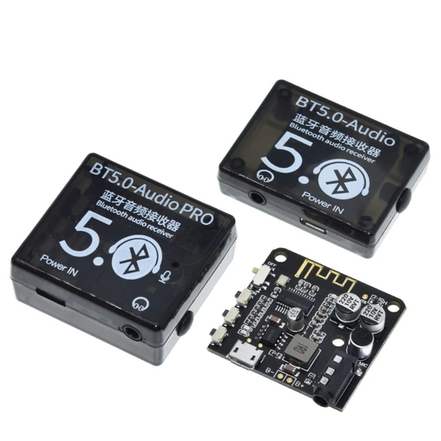 Mini BT 5.0 Decoder Board Audio Receiver BT5.0 PRO MP3 Lossless Player Wireless Stereo Music Amplifier Module With Case