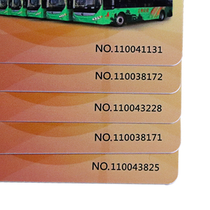 Tùy chỉnh NFC RFID thông minh Thẻ xe buýt 13.56MHz PVC không tiếp xúc giao thông công cộng vé cho doanh nghiệp sử dụng - Product Image 4