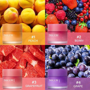 Etiqueta privada al por mayor <span class=keywords><strong>Best</strong></span> <span class=keywords><strong>Seller</strong></span> 20G Hidratante Exfoliante Reparación Fade Lip Lines Anti-Crack Two-Tone Lip Sleeping Mask - Product Image 6