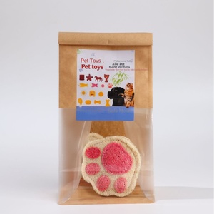 ของเล่นแมว Luffa Fun สำหรับแก้เบื่อและทำความสะอาดฟัน ของเล่นแมวแบบกัดเอง พร้อมแคทนิป บรรจุภัณฑ์ถุง OPP - Product Image 1