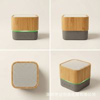 Mini-enceintes sans fil en bois pressé à chaud, vente en gros