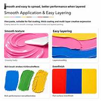 Peinture acrylique Risa en bouteille de 500 ml grande capacité pour murs peints à la main et graffitis – Fournitures d'art imperméables pour étudiants – Vente en gros