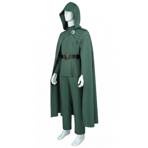 Disfraz de Doctor Doom para Hombre, Conjunto de Capa con Capucha Verde, Traje de Villano de Marvel para Halloween - Product Image 5