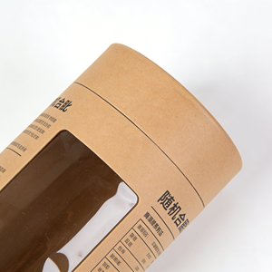 Factory Direct High Quality Recyclable Cylindrical Cardboard <b>Box</b> With <b>Display</b> Window Luxury Round Tube For Cosmetic Perfume - Product Image 3