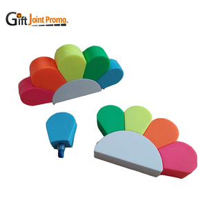 Bán Buôn Novelty Trường Cá Nhân Bán Hoa Thiết Kế <span class=keywords><strong>Highlighter</strong></span> Bút Với LOGO In Hoa Cánh Hoa <span class=keywords><strong>Highlighter</strong></span> Bút Đánh Dấu - Product Image 2