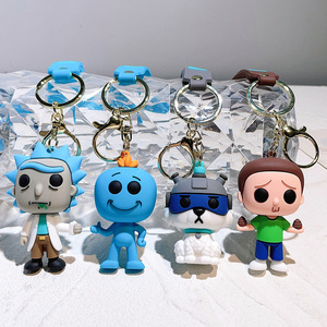 Portachiavi in Plastica Creativo Anime Rick e <span class=keywords><strong>Morty</strong></span>, Trendy e Unico con Ciondolo del Scienziato Pazzo Rick, per Uomini e Donne, Promozionale - Product Image 4