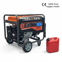 Générateur d'essence portable SELOSEN 2KW 3KW 4KW 5KW 6KW 7KW 8KW avec fils en cuivre