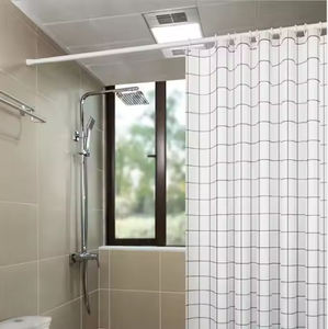 Extension Tringles à rideaux de <span class=keywords><strong>douche</strong></span> <span class=keywords><strong>sans</strong></span> perçage <span class=keywords><strong>Tringle</strong></span> à rideau de <span class=keywords><strong>douche</strong></span> télescopique <span class=keywords><strong>sans</strong></span> perçage - Product Image 6