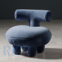 Fauteuils de salon en tissu pour enfants, fauteuil lounge rembourré créatif, fauteuil d'appoint moderne et contemporain pour enfants