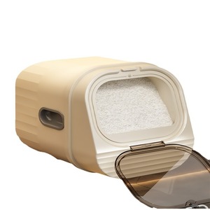 Rice Bucket Rectangle Flip Top Insect Proof Sealed <b>Storage</b> For <b>Kitchen</b> Cabinet Use - Product Image 2