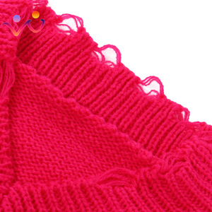 Maman et moi chandails d'amour de la Saint-Valentin avec frange pour les femmes col en V glands filles en détresse saint valentin coeurs femmes chandails - Product Image 5